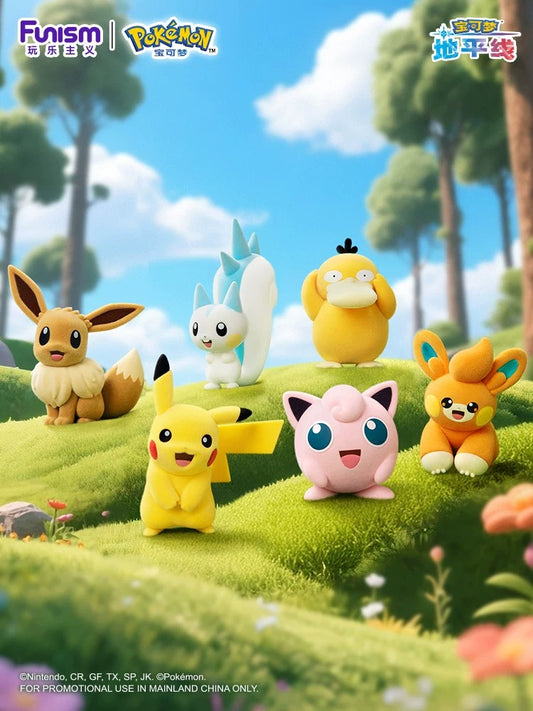 Ornamen gaya Eevee seri boneka Pokémon