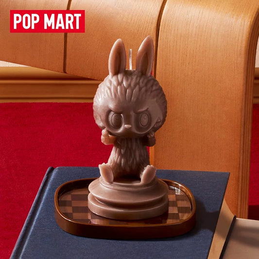 POPMART泡泡玛特 THE MONSTERS مغامرة الشطرنج الكبرى، شمعة معطرة، صندوق مفاجآت