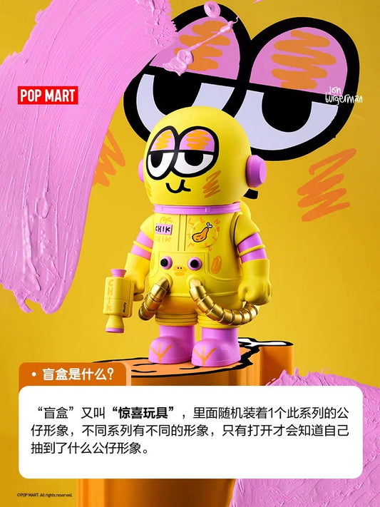 POPMART MEGA SPACE MOLLY 400% Jon Bergman SPACE CADETS