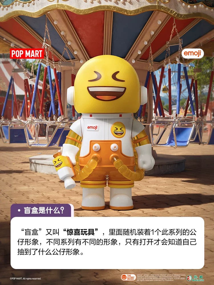 Kotak Misteri POPMART MEGA SPACE MOLLY 100% × emoji™