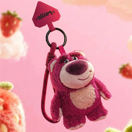 Serie Lotso Fluffy Feeling: correa de teléfono de peluche, caja sorpresa