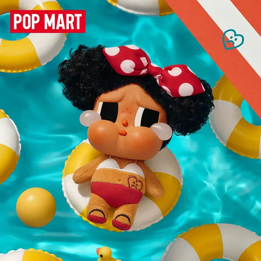 POPMART泡泡玛特CRYBABY Vacation Mode On系列搪膠毛絨掛件盲盒