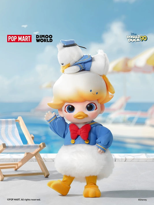 POPMART DIMOO โดนัลด์ ดั๊ก แอ็กชันฟิกเกอร์ 1/8