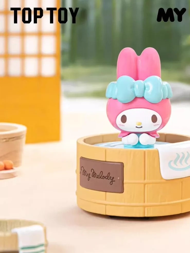 Hộp mù mô hình dòng Suối nước nóng xoay Sanrio