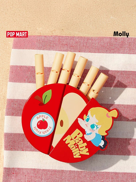 ชุดกล่องคลิปหนีบปิดกล่องแม่เหล็ก Baby Molly ซีรีส์ Fruit-Colored Scented Blind Box จาก POPMART