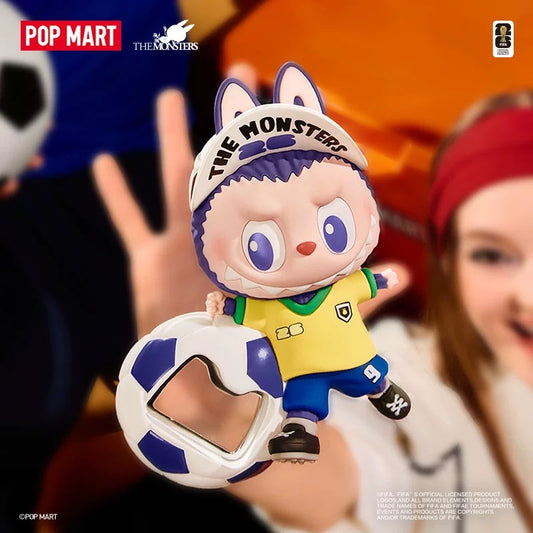 POPMART泡泡瑪特THE MONSTERS × FIFA開瓶器冰箱貼盲盒