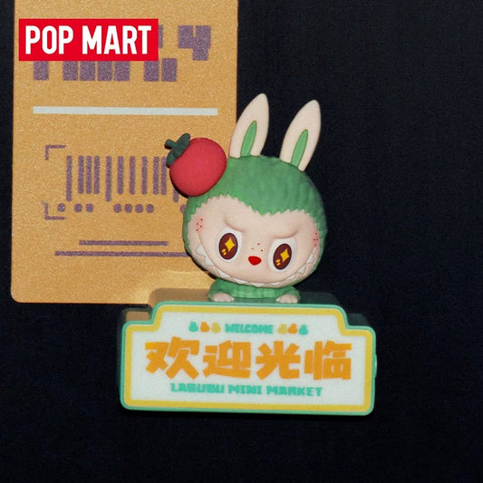 POPMART泡泡玛特 THE MONSTERS سلسلة متجر المأكولات الغريبة، مغناطيس ثلاجة