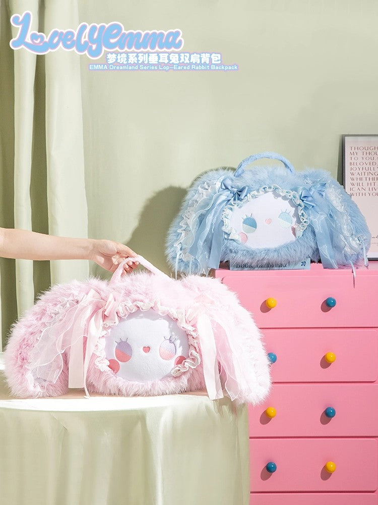 EMMA Ear-Hanging Rabbit Backpack (Pink)
