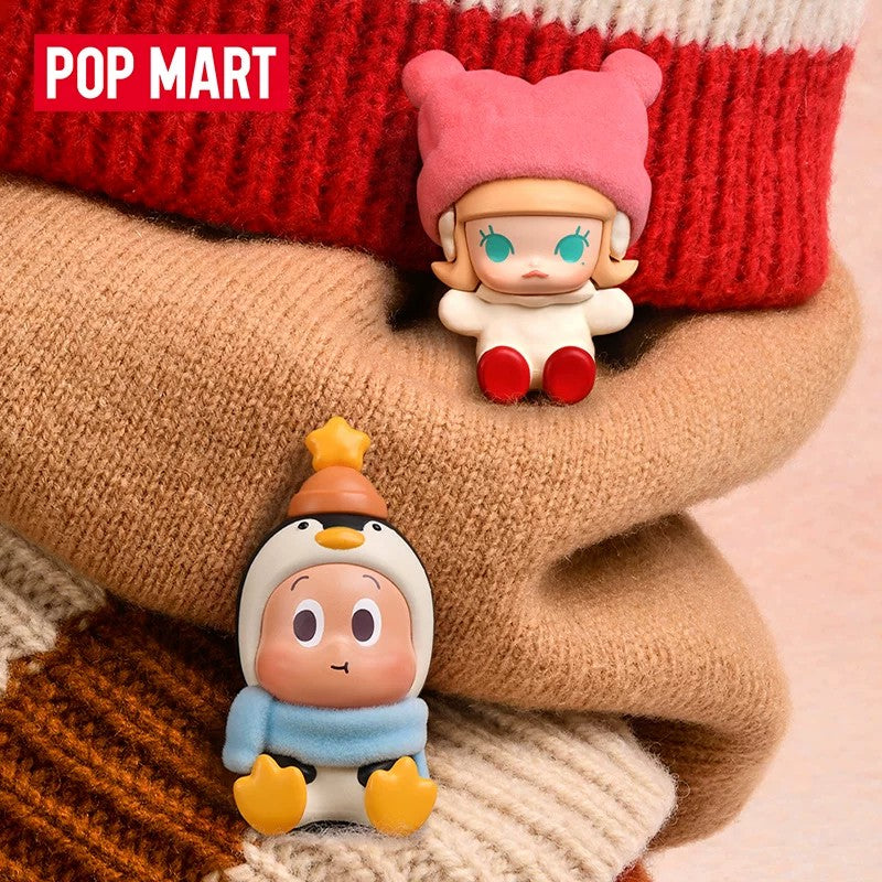 POPMART泡泡玛特泡泡萌粒 毛绒绒暖呼呼系列公仔盲袋(1粒装)