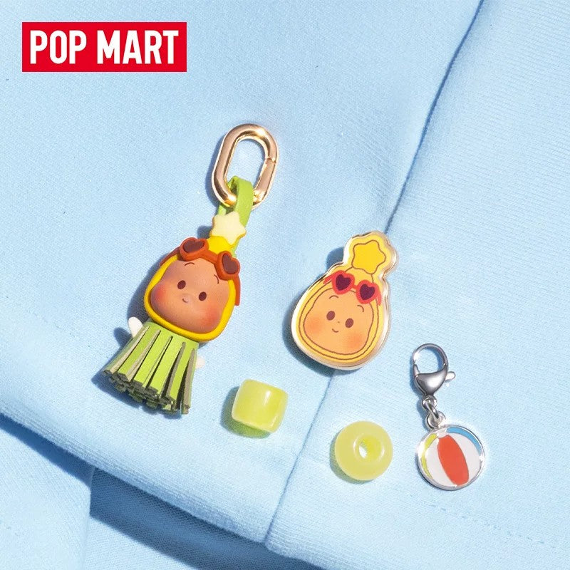 POPMART POP MART Bubble Mart Hạt đáng yêu series Kỳ nghỉ trên đảo phụ kiện treo trang trí hộp mù