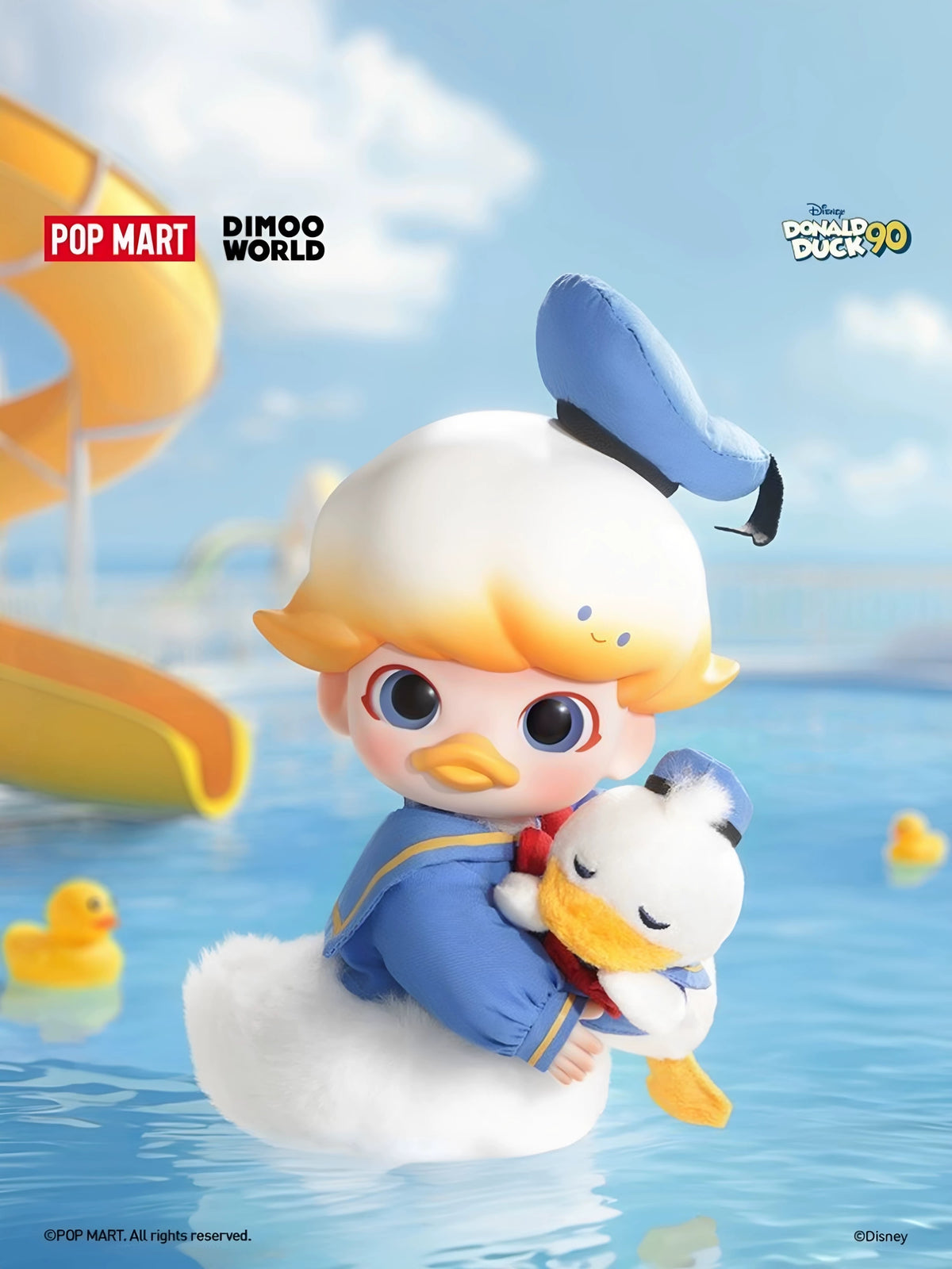 POPMART DIMOO 唐老鸭 1/8 可动人偶