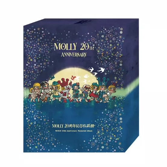 POPMART 泡泡玛特 MOLLY 20周年纪念收藏册卡牌周边
