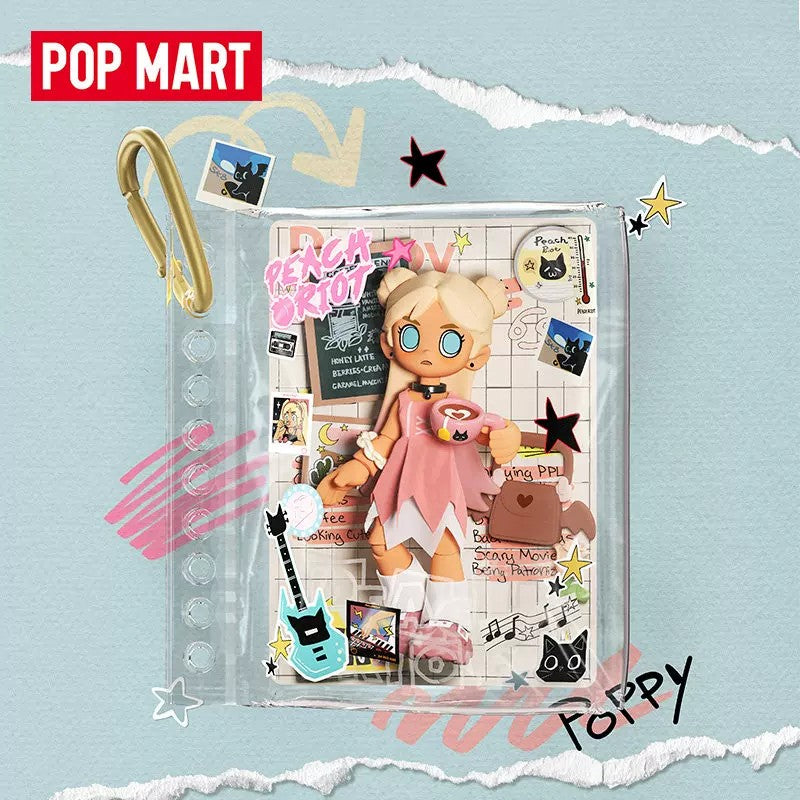POPMART泡泡玛特Peach Riot 叛桃音乐随行系列积木挂件盲盒
