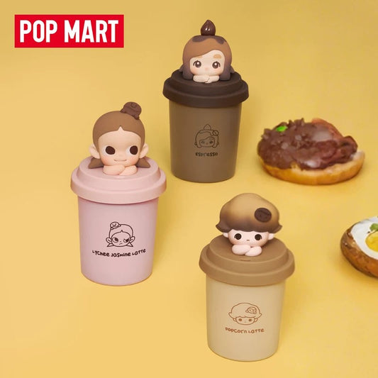 POPMART POP MART Butiran Comel Siri Kilang Kopi Lilin Pewangi Hiasan Kotak Misteri