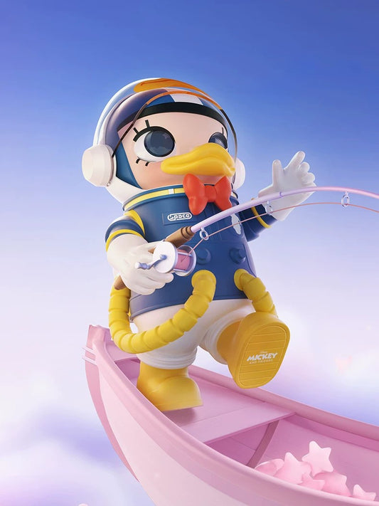 Figura Anak Patung Donald Duck POPMART MEGA SPACE MOLLY 400%