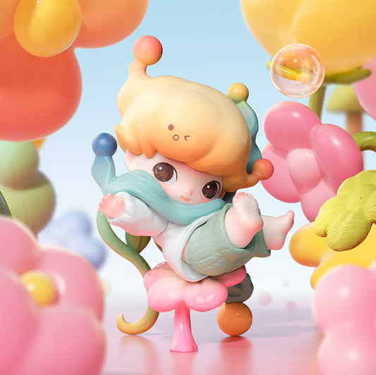POPMART Bọt Bọt DIMOO series Những cuộc gặp gỡ bất ngờ trong khoảnh khắc, mô hình hộp mù trang trí