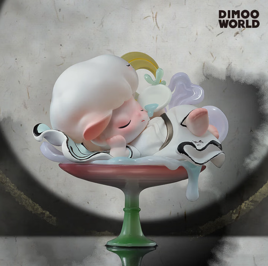 POPMART泡泡玛特 DIMOO Una luna de viento, figura de colección en caja sorpresa