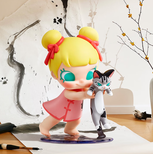 POPMART Baby Molly ฟิกเกอร์น่ารักและซุกซน กล่องสุ่ม