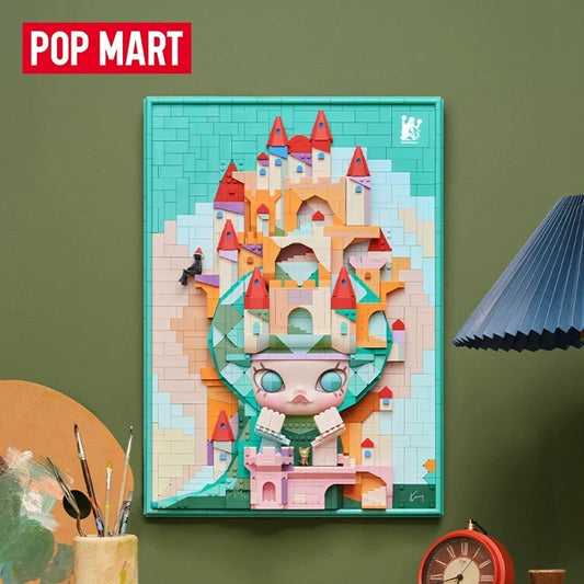 POP MART POPMART MOLLY lost triceratops building block painting home peripherals - detail image 1