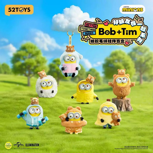 Bob & Tim – Siri Gantungan Kunci Bulu Vinyl Kotak Misteri Sahabat Baik Selamanya