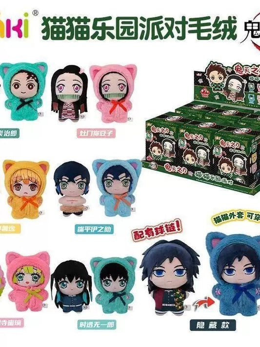 Demon Slayer: Kimetsu no Yaiba — caixa-surpresa da festa do parque dos gatos