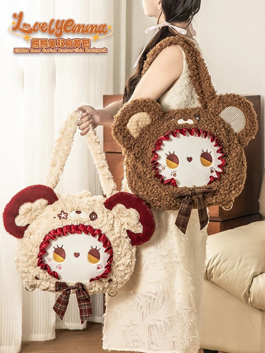 Mochila Conversível da Série Urso EMMA