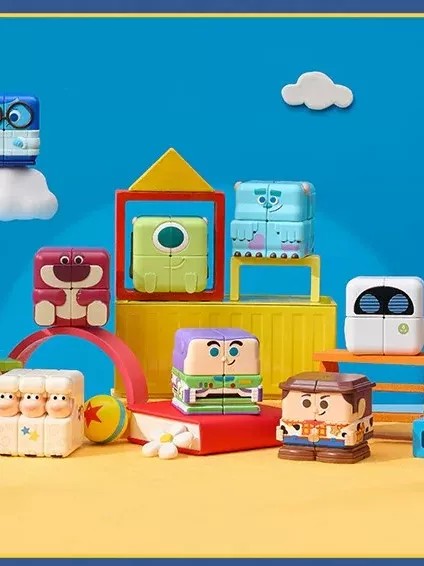 泡泡瑪特迪士尼／皮克斯POP CUBE CUBIEC系列盲盒公仔