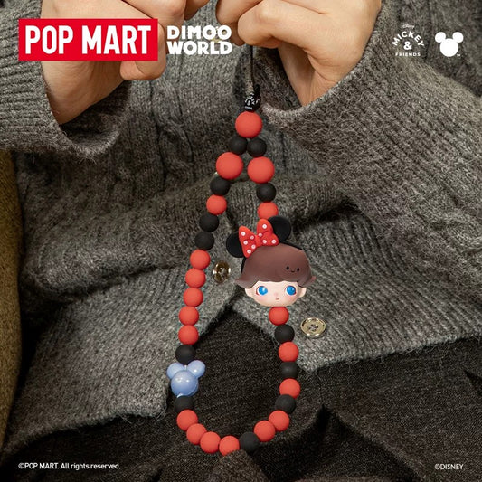POPMART DIMOO WORLD × Disney Serie de cordones para teléfono Caja sorpresa