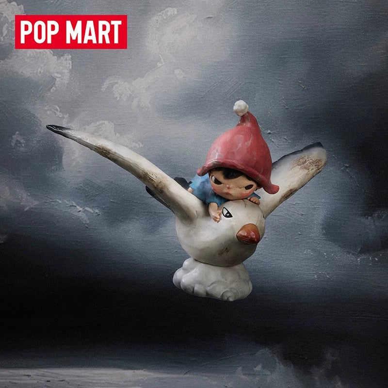 POPMART泡泡玛特Hirono云端手办飞鸟摆件