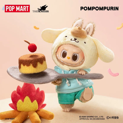 POPMART泡泡玛特THE MONSTERS × 三丽鸥家族搪胶毛绒挂件盲盒