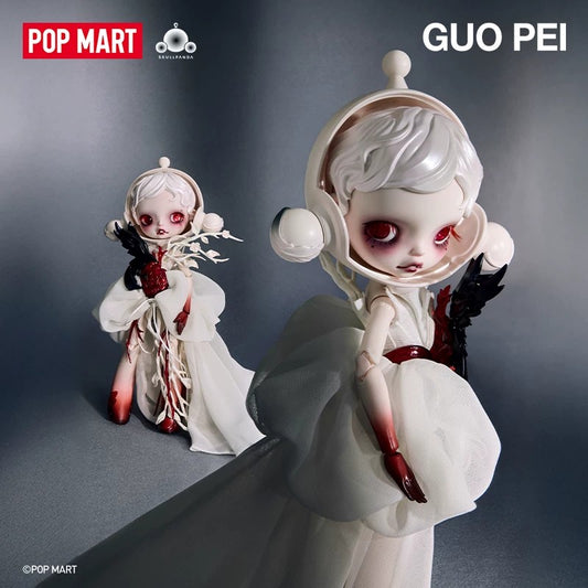 POPMART泡泡玛特 SKULLPANDA × GUO PEI, figura articulada 1/6, adorno