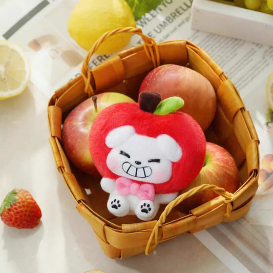 กล่องสุ่มตุ๊กตาห้อยซีรีส์ร้านผลไม้สุนัขน้ำสุนัขน่ารักตัวนี้