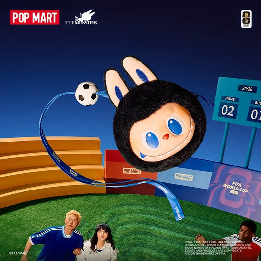 POPMART 泡泡瑪特 THE MONSTERS × FIFA 搪膠毛絨掛件 labubu 世界盃