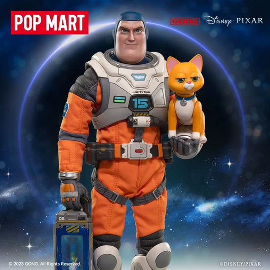 POPMART泡泡玛特 Resonans Lightyear: Buzz Lightyear XL15 patung koleksi boleh gerak