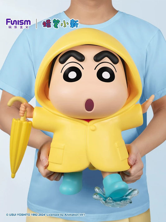 Figur Tangan Ukuran Besar Bergaya Jas Hujan Crayon Shin-chan
