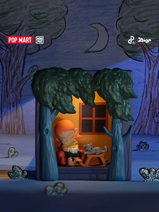 POPMART patung figura tingkap Zsiga