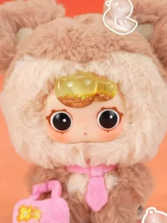 กล่องสุ่มตุ๊กตาผ้าพลัฌดอกไม้ทุ่งฤดูใบไม้ผลิ นำโชค