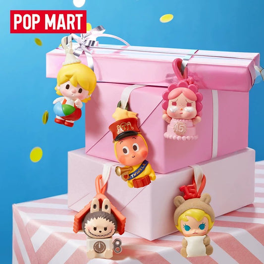 POPMART POP MART Butiran Comel Siri Raikan Detik Ini Figura (1 Butir) Beg Misteri