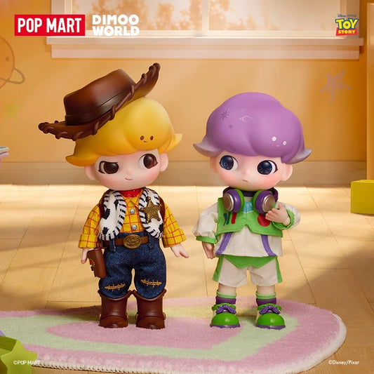 POPMART泡泡玛特DIMOO《玩具總動員》系列1/8可動人偶盲盒