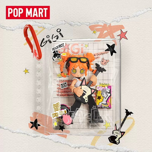 POPMART泡泡玛特Peach Riot 叛桃音乐随行系列积木挂件盲盒