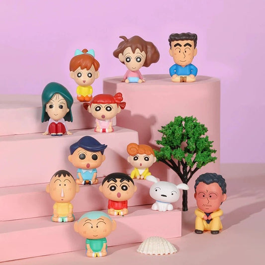 Crayon Shin-chan - Série Sentada de Bonecas Q-Cute em Sacola Surpresa