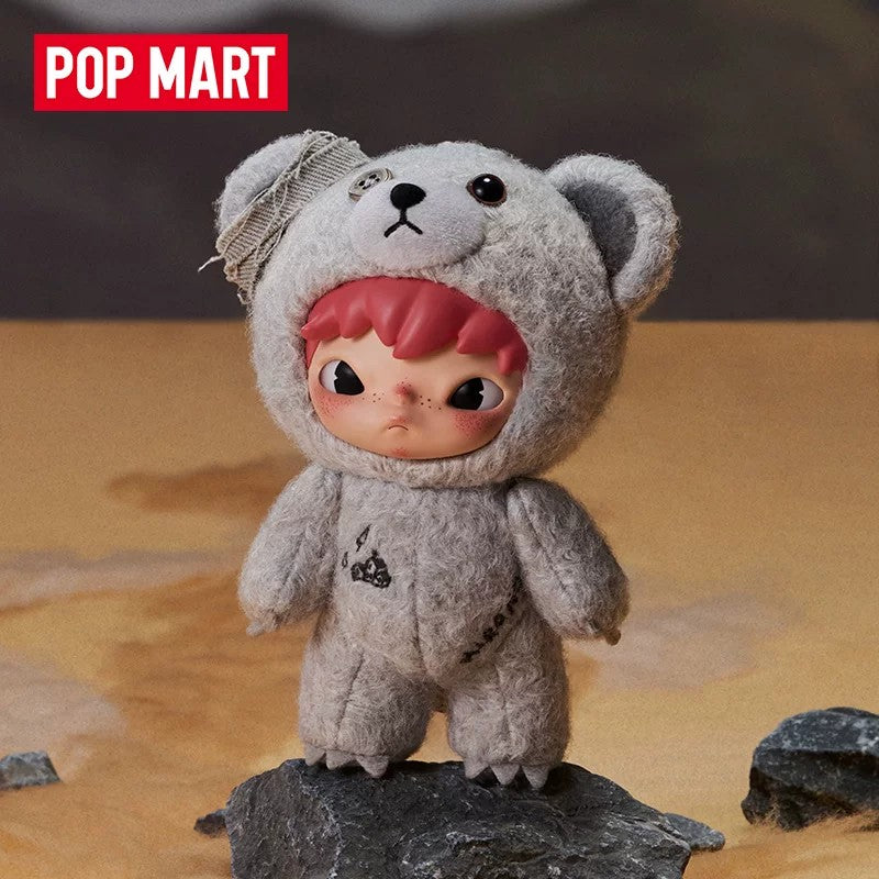 POPMART泡泡玛特Hirono公路日志毛绒公仔挂件盲盒