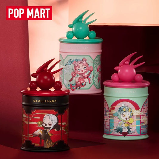 POPMART SKULLPANDA «Palabras de la mansión» Serie Contemplación de la escena intermedia Velas aromáticas Caja sorpresa