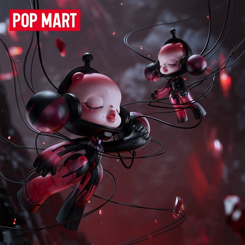 POPMART泡泡玛特MEGA SKULLPANDA 400% 红水晶摆件