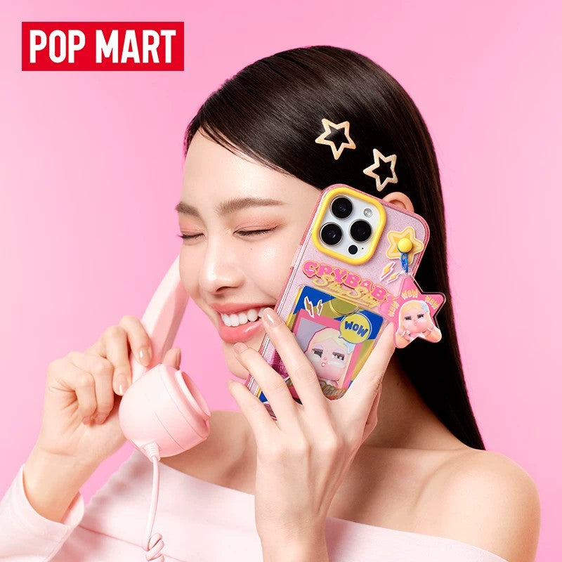 POPMART泡泡玛特CRYBABY SHINY SHINY系列手机壳 iPhone周边