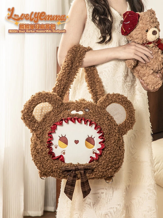 Mochila Conversível da Série Urso EMMA