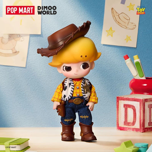 POPMART泡泡玛特DIMOO《玩具總動員》系列1/8可動人偶盲盒