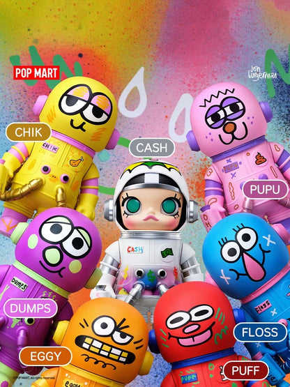 POPMART MEGA SPACE MOLLY 400% Jon Bergman SPACE CADETS