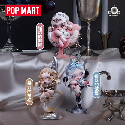 POPMART泡泡玛特SKULLPANDA餐桌系列手办盲盒摆件