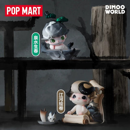 POPMART泡泡玛特DIMOO一盏风月系列手办盲盒摆件